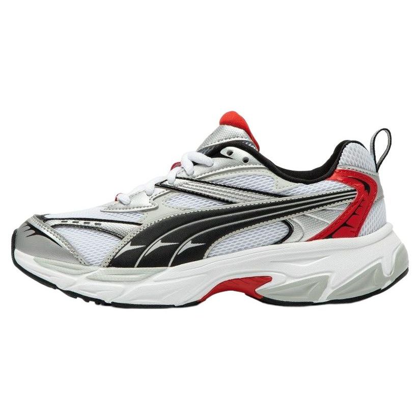 Puma Morphic Sports Comfort Low-Top Lifestyle Sneakers Unisex Sneakers White Black Red 392724-06