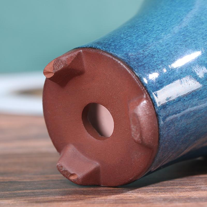 Chinese Style Bonsai Pots Breathable Stoneware Bonsai Pots With Holes Flowerpot