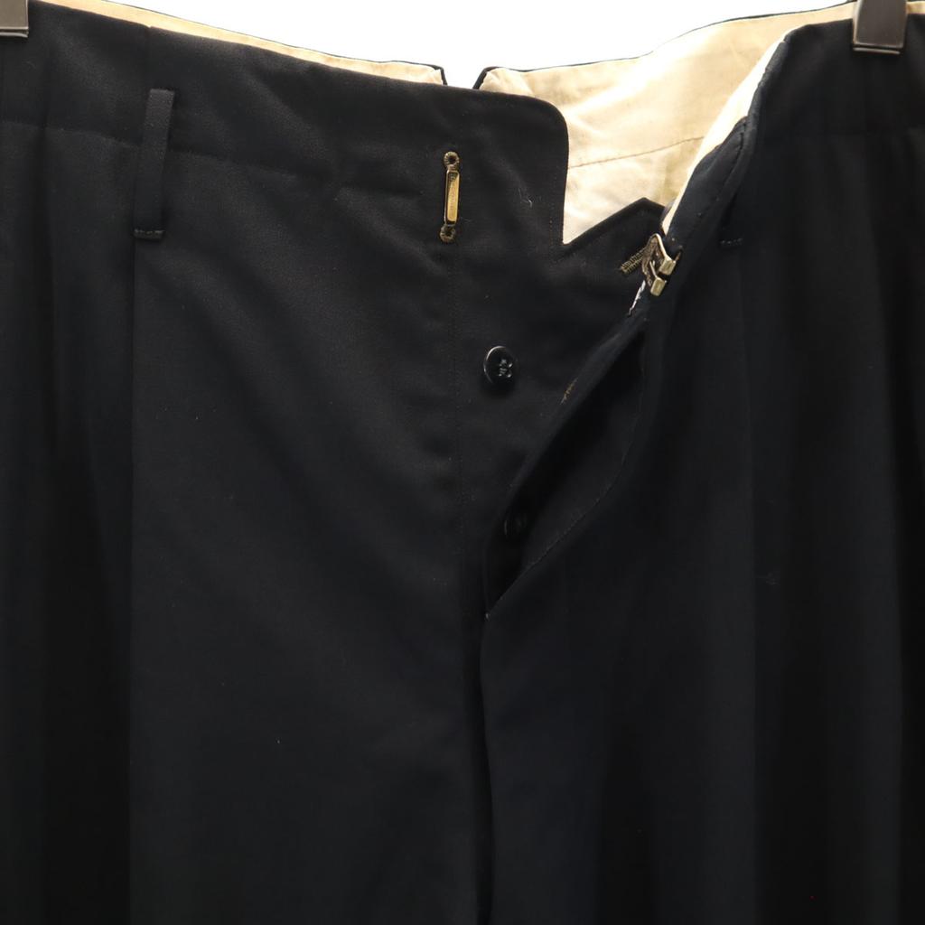 60s 70s vintage Slacks pants black DEPONIRT Men's Used
