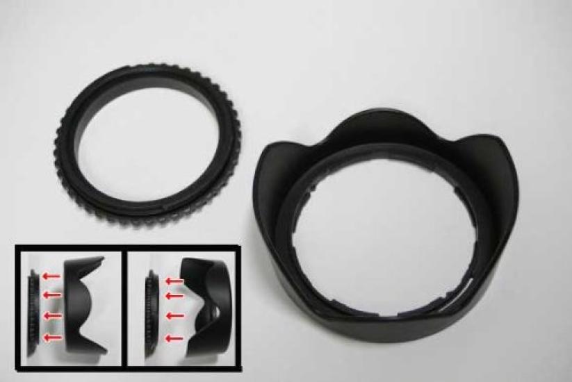 ZEROPORT JAPAN Lens Hood Reversible Compatible with Various Lens Lens Cap ZPJGREENhanten62CAP Petal-shaped 62mm, Storage, Screw-in Type,