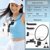 First-Person Mobile Phone Neck Strap Holder for Live Streaming, Running, Cycling, Fishing – Shockproof Sports Camera Mount