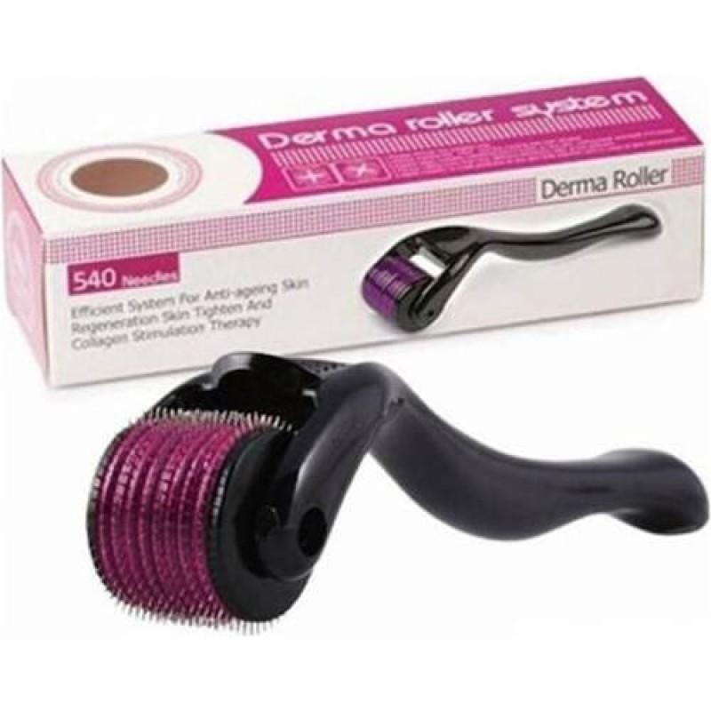 

540 игла для удаления волос и бороды Derma Roller System, инструмент для ухода за кожей 0,5 мм. M красный