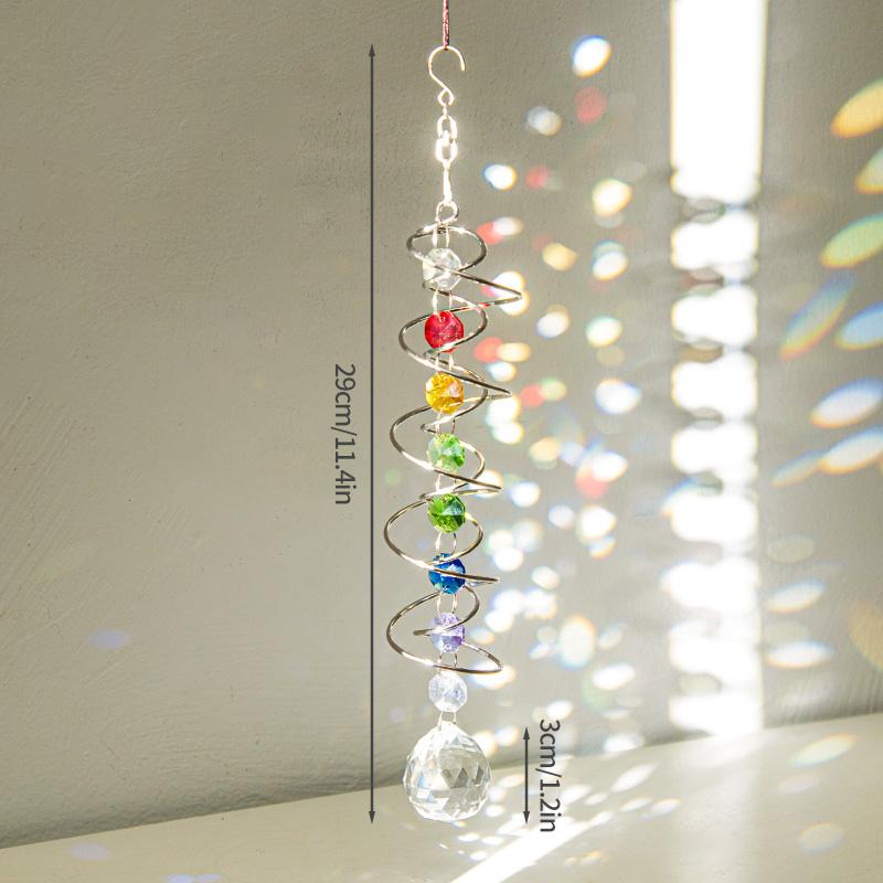 44mm Heart Love Wind Chime Window Outdoor Garden  Crystal Hanging Pendant Suncatcher Diamond Prisms Pendants Home Decoration