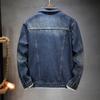 European & American Street Style Men's Washed Denim Jacket - Retro Punk, Loose Fit, Heavy Duty Workmanship