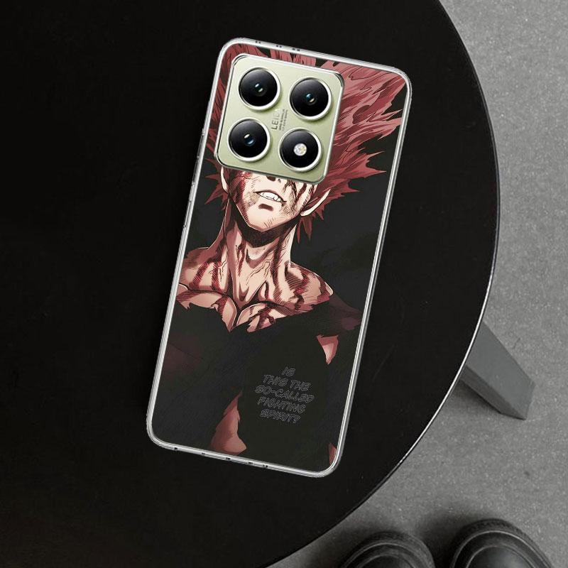 One P-Punch-Man Garou Phone Case Cover for Xiaomi Redmi Note 15 14 13 12 11 Pro Plus 14S 12S 11S 11T 11E 10S 10 Customized Funda
