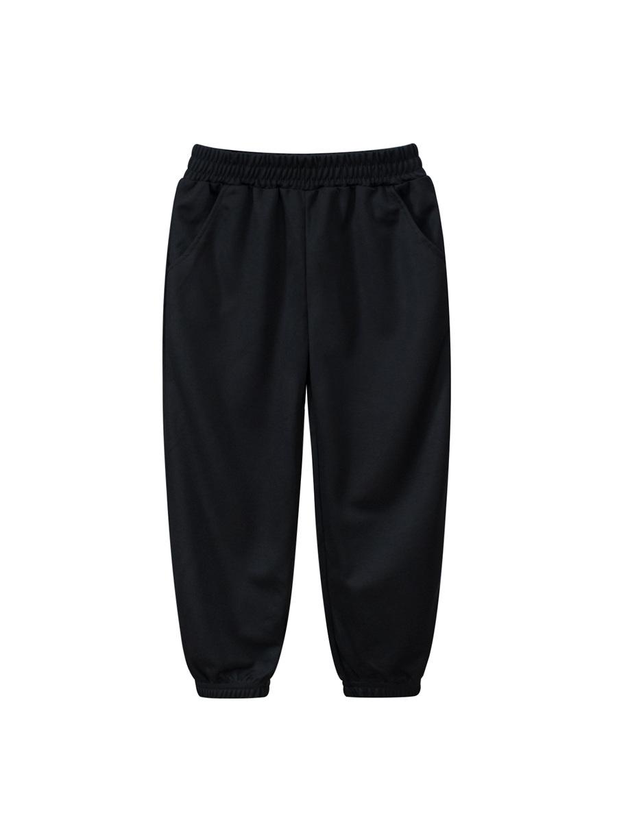 

27kids Летние детские брюки от комаров - Легкие, однотонные, повседневные 110cm чёрный