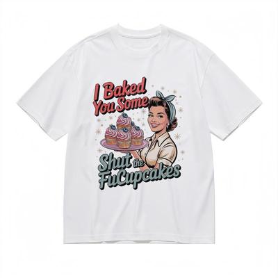 Herren Atmungsaktives Mode Klassisches T-Shirt Backende Frau mit Sterne Design T-Shirt