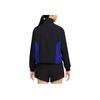 Nike Dri-FIT Logo Stand Collar Zip Comfortable Casual Sports Long Sleeve Jacket Women Jackets Black HF4620-010