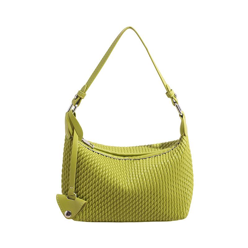Handmade Woven Bag, Bucket Bag, Crossbody Bag for The Armpit, Commuter Shoulder Bag, Large Capacity Crossbody Bag