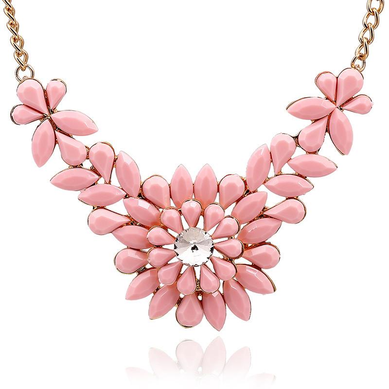 Fashion European Style Necklace With Gemstone Embellishments For Women Gift