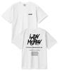Leijimeli Award 20-Count Cotton Oversized Short Sleeve T-Shirt White
