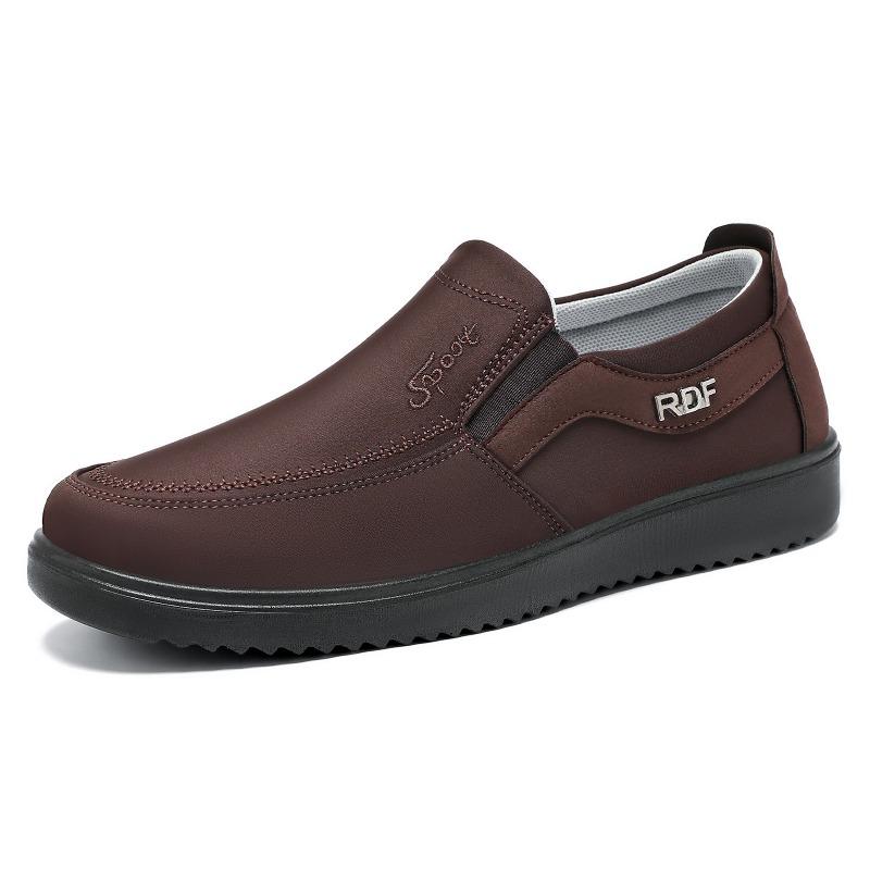 Casual Men's Shoes Versatile New Autumn One-pedal Dad Shoes Comfortable Soft-soled Old Beijing Cloth Shoes