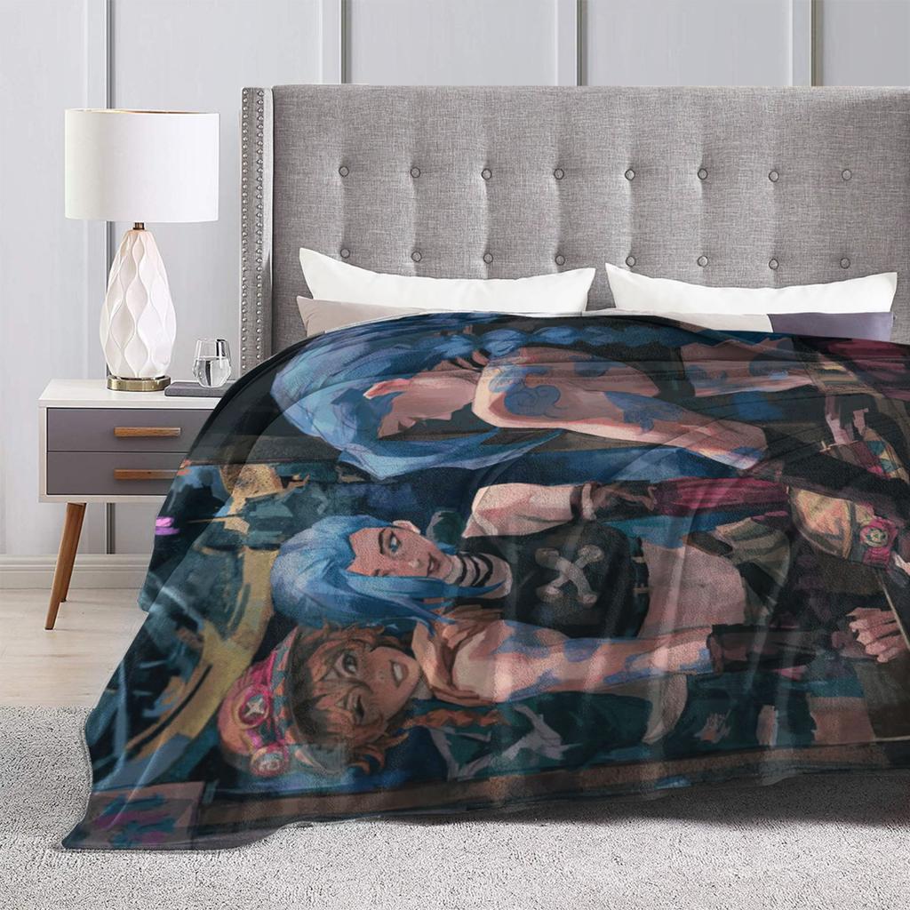 Arcane Jinx Blanket Quality Soft  Throw Blanket Winter Girls Boys Outdoor Fluffy Bedspread