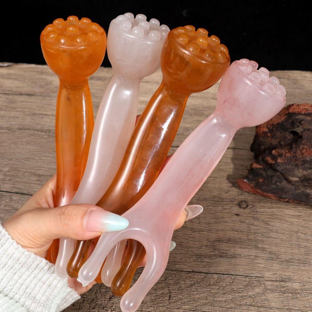 Acupunctur Trigger Design Resin Massager Head Massager  for Relieve Muscle Tension Boost Blood Flow