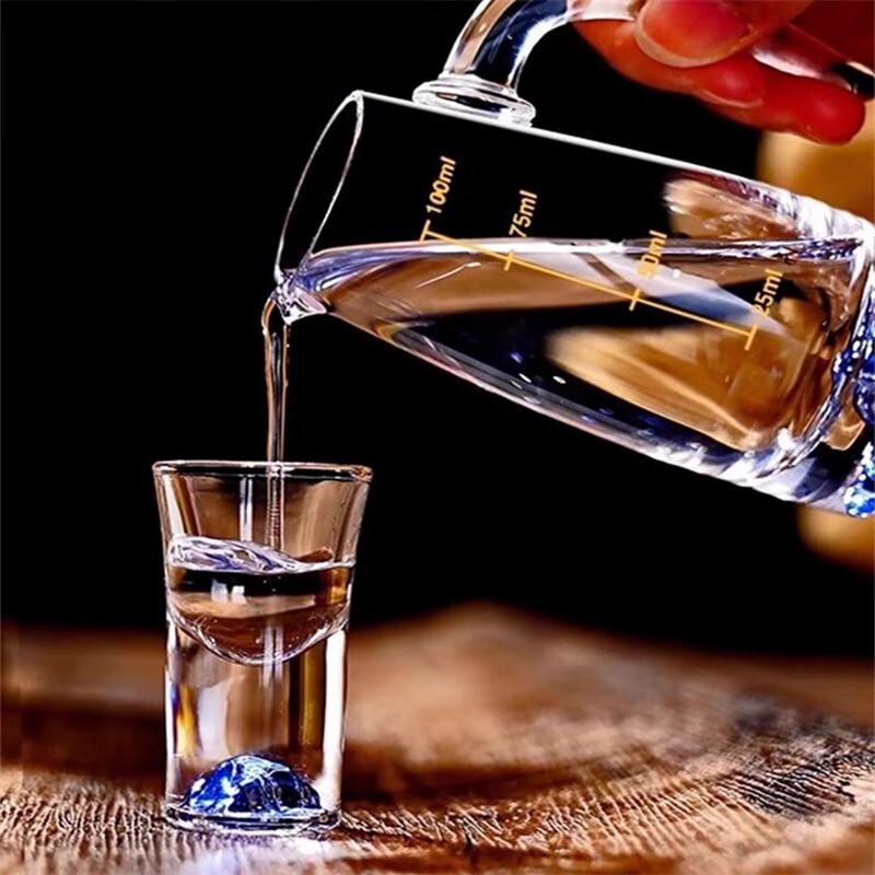 Lyxigt Kristall Baijiu Glas & Karaff Set