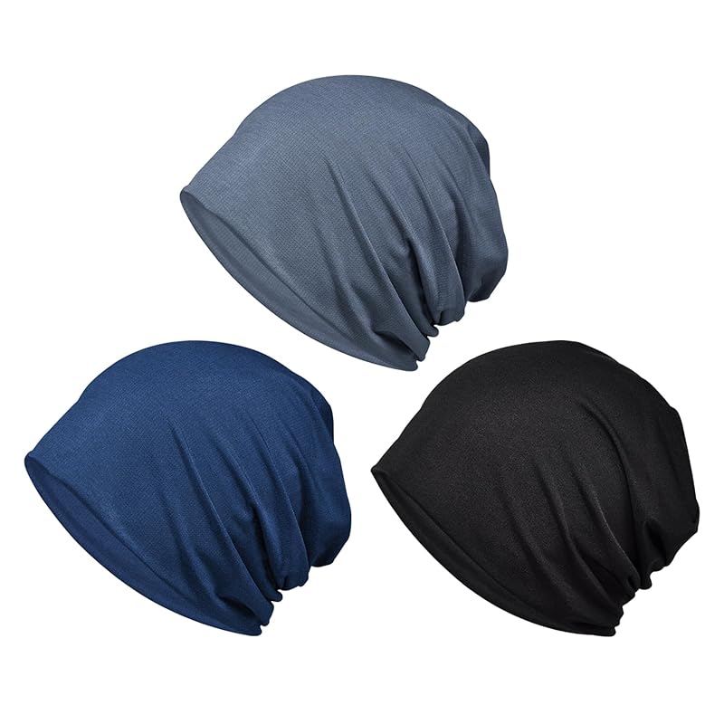 

[Pawinpaw] knit hat men s summer knit cap For spring, summer, and autumn [cool material, ventilation, sweat absorption, quick drying, small face