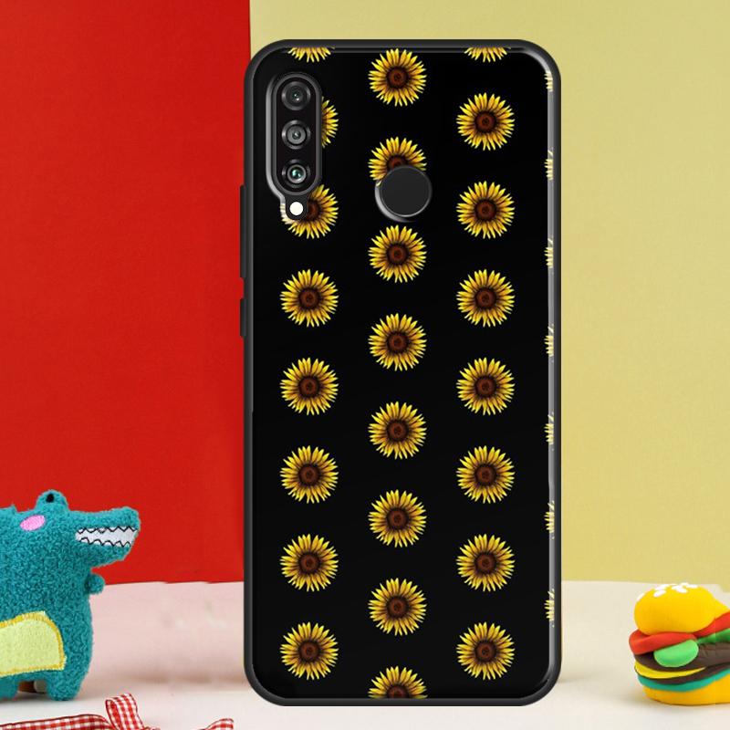 Summer Daisy Sunflower Floral For Huawei Nova Y91 Y90 Y60 Y70 Y72 Y61 9 10 SE 12i 12s 11i 5T P60 Pro P20 P30 P40 Lite Case