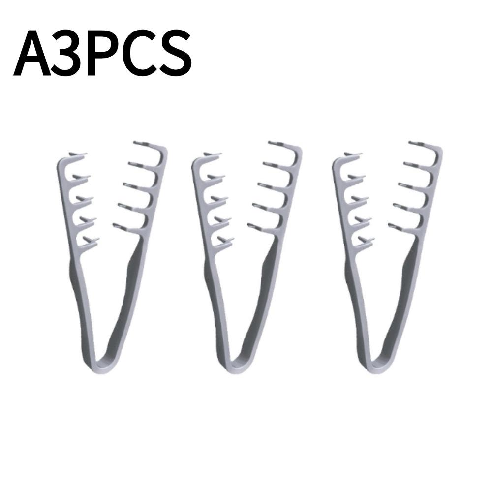 1/2/3PCS Korean-Inspired Textured Styling Comb Hair Root Lifter Volume Brush for Men Women 10 Textured Teeth by Korean Stylists