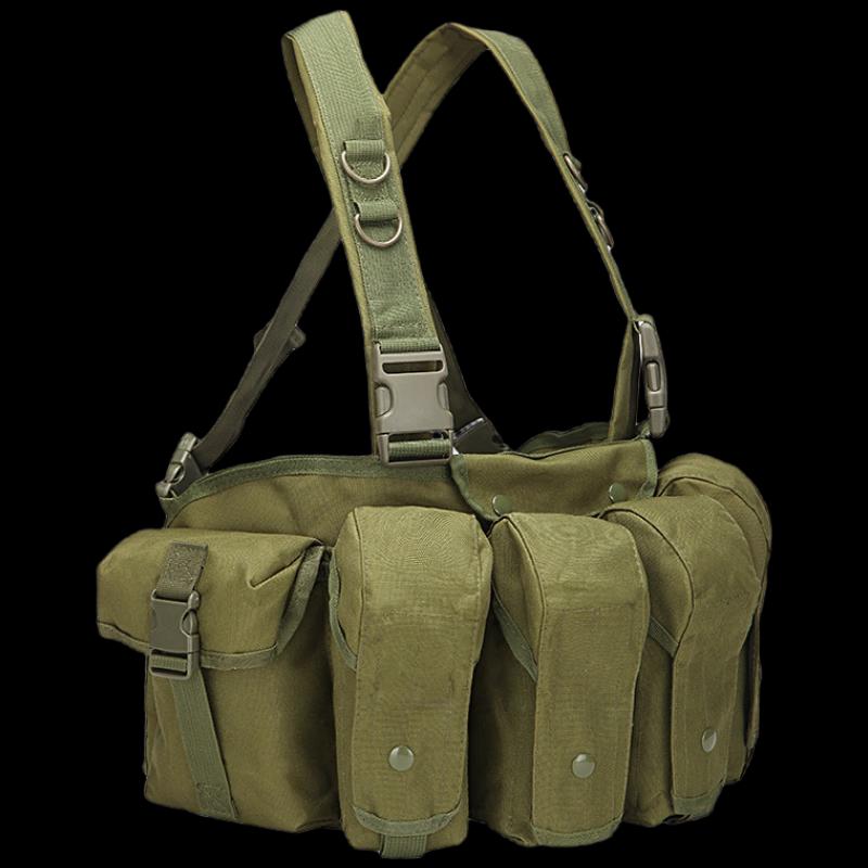 Mi Ling Tactical Training Vest with Storage Backpack One Size