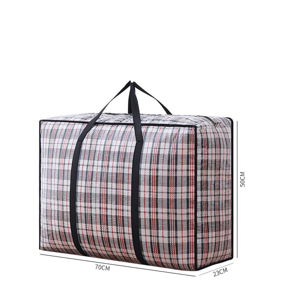 

Multifunctional Luggage Packing Bag Thickened Woven Bag Large Capacity Quilt Clothing Storage Bag Waterproof Portable Moving Bag