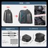 Rhinowalk Motorcycle Seat Hard Large Motorcycle Touring Helmet Waterproof Inner Easy with Shoulder Universal Fit Bag, Shell, 23L-35L Capacity,