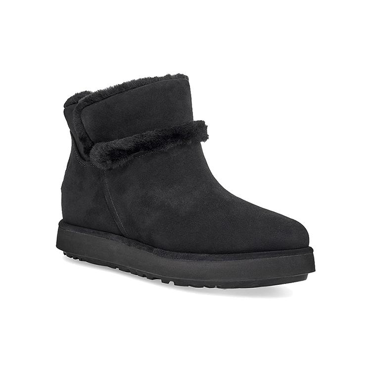 UGG Classic Mini Spill Seam Blvd Snow Boots Black Women's 1108145-BLK