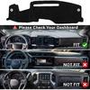 Dash Cover For -2025 2026 Chevy Chevrolet Silverado/GMC Sierra Accessories 1500 2500HD 3500HD Dashboard Cover With HUD Sunshield Non-Slip Center