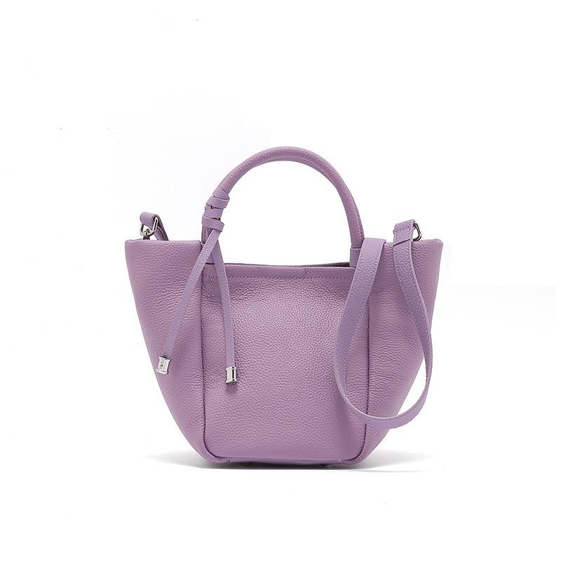 First Layer Rindsleder Umhängetasche Damentasche Foreign Style Korb Korb Bucket Bag Crossbody Bag