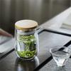 220ml Heat Resistant Double Layer Glass Teapot Kungfu Tea Maker Pot ChaHai Tea Ceremony Fair Cup Tea Dispenser Teaware