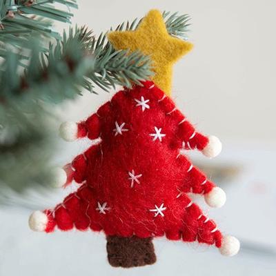 1 ks DIY ozdoba Vánoce Vánoční dekorace pro domov Závěsná přívěsek Vlněná plsť Vysoká kvalita