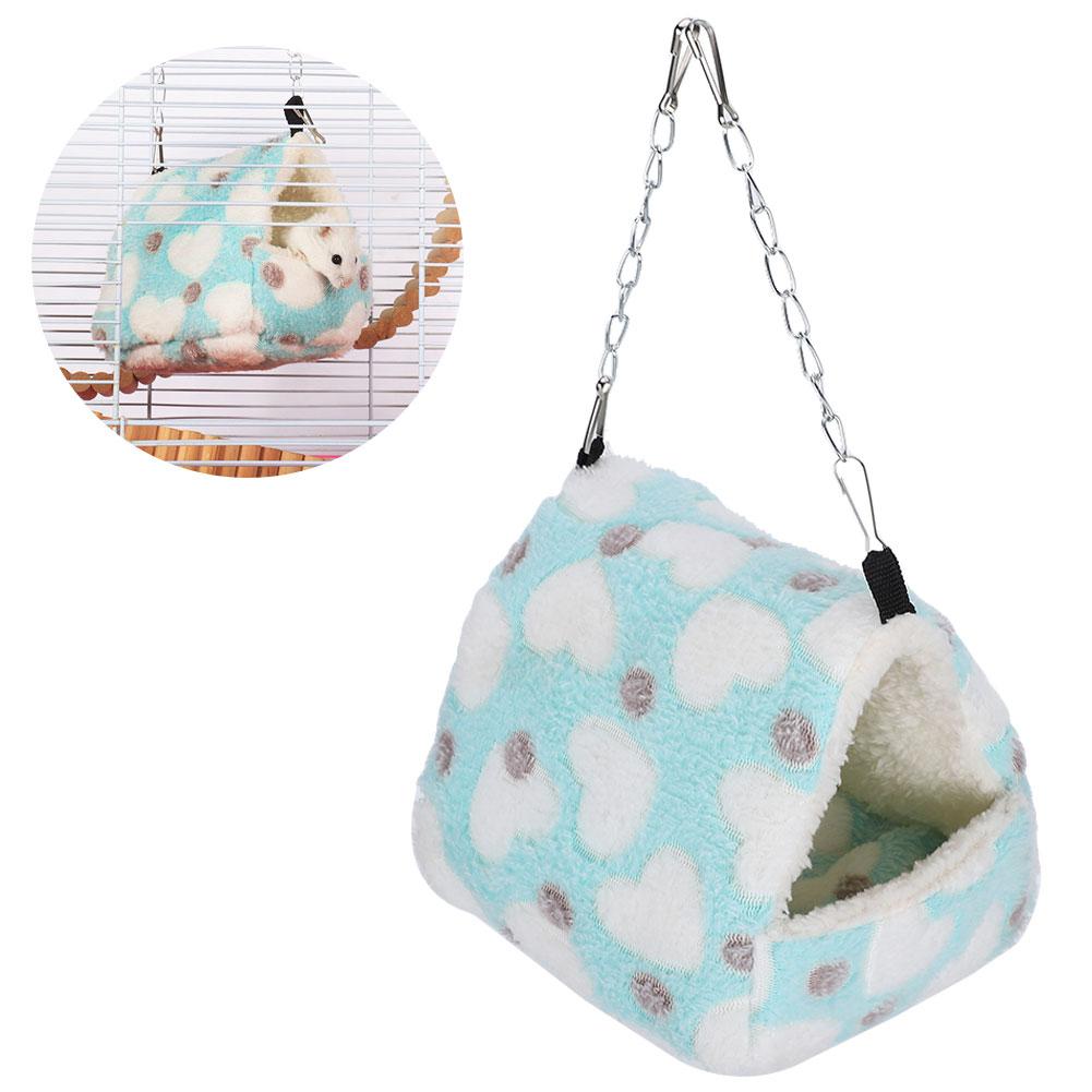 Hamster Schlafsack Haustier Hängend Niedlich Schlafzimmer Herzförmig Schloss Hängematte Schwamm PlüschM