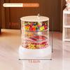 3/4/5-Layer Rotating Jewelry Organizer - Plastic Multi-Tier Storage Box, Transparent Hair Ring Display For Dressing Table