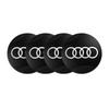 56/59/60/135mm Car Wheel Center Cap Hub Cover Badge For S1 Sline A6 A3 A4 A5 A6 Q2L S3 S4 Q3 Q5 Q7 Q8 R8 Hub cap Accessories 2x