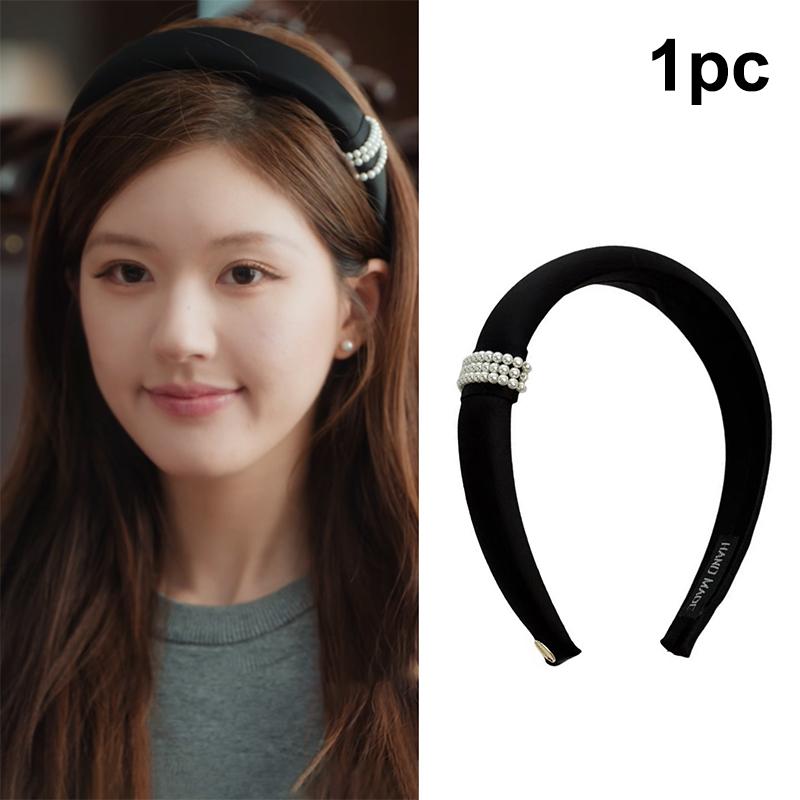 

Элегантные черные резинки для волос женские для девочек эластичные резинки для волос аксессуары резинка для волос веревка головной убор украшение A2