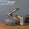 Big Mouth Pelecanus Bird Home Organizer Resin Art Craft for Keys Smart Phone Notebook Scissors Remote Control Case Holders