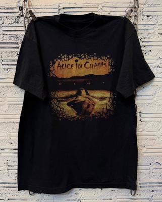 Rare! Alice In Chains Dirt T-shirt, Unisex Black Cotton T-shirt, Size S-5XL Unisex T-Shirt