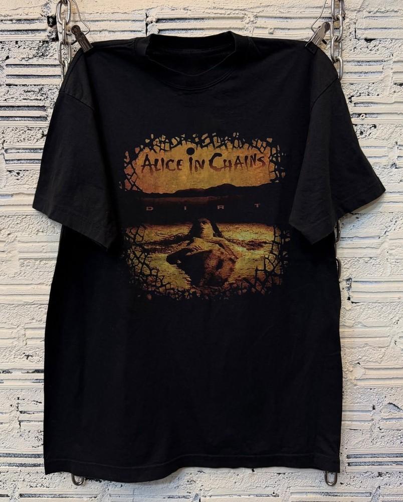 

Rare! Alice In Chains Dirt T-shirt, Unisex Black Cotton T-shirt, Size S-5XL Unisex T-Shirt XXXL