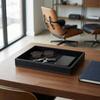 Leather Storage Tray Moistureproof Desktop Box Neat Arrange Leather Container  Desktop Organize