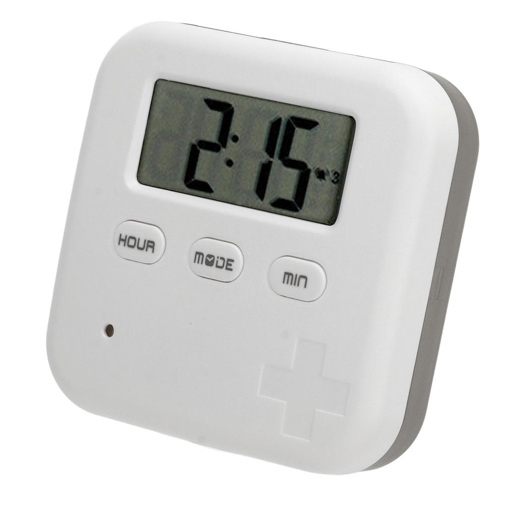 Portable Medicine Box with Timer Smart Medication   with   Vibration Reminder 4 Large Compartments Medicine Case