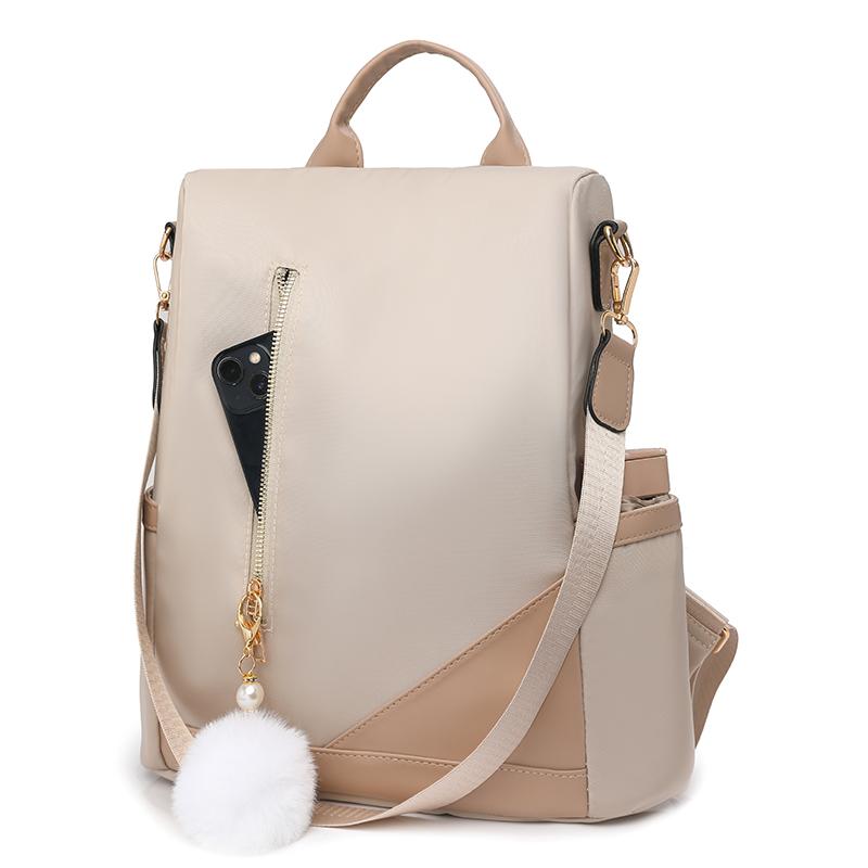 Backpack Women's Oxford Backpack Large Capacity Anti-theft Travel Schoolbag