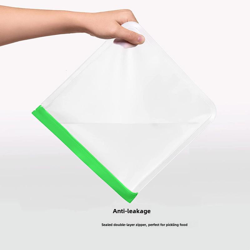 Reusable PEVA Ziplock Bags for Preserving Fruits & Vegetables In Refrigerator