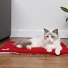 Christmas Theme Pet Cat Dog Bed Mat Pad Soft Warm Thick Kennel Cage Sofa Mat for Small Medium Large