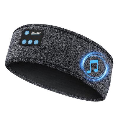 Cross-border Bluetooth Earphone Music Headband: Sweat-Absorbing, Detachable, Washable Sports Fitness Accessory.