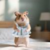 New Hamster Clothes Available for All Seasons  Small Pet Skirts  Golden Bear, Dutch Pig  Flower Branch Mouse Photo Clothing