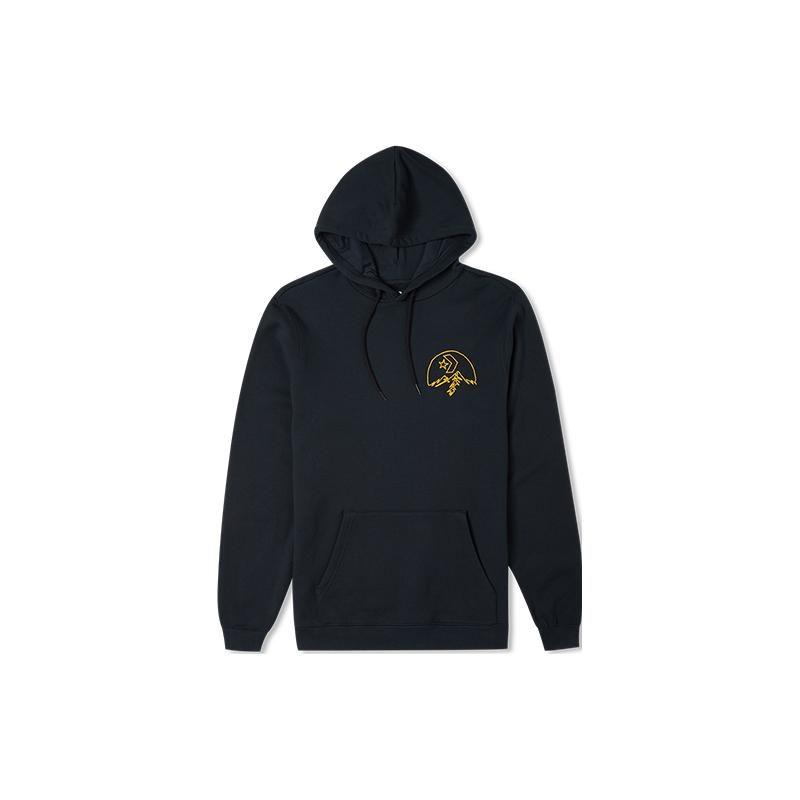 Converse Sweatshirts Men's Black Hooded Moderate Regular 10025050-A01