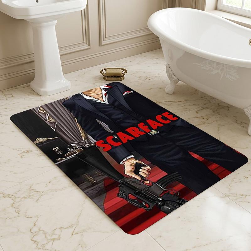 Scarface Legend Living Room Non-Slip Area Rug Soft Carpet for Bedroom Game Playroom Sofa Office Home Decor Doormat Christmas Gift C9211135