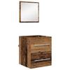 Bathroom Furniture Set with Drawers Brown 41 X 38.5 X 48 Cm