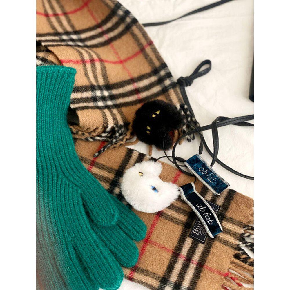 ab fab Myam Mi Keyring: Myam Mi (White-odd)