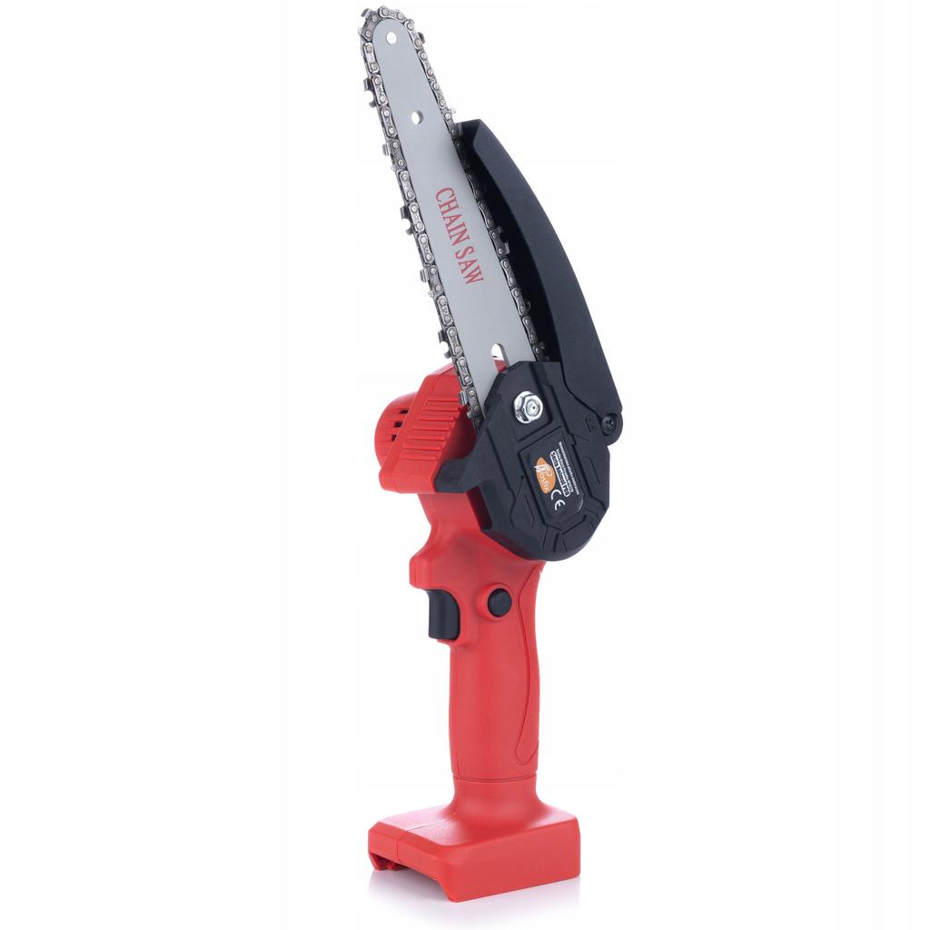 Rosfix Akumulatorowa Pilarka Elektryczna Red Piranha RP21V – Moc 1200W | Prowadnica 6"" | Akumulator 2,0 Ah i Akcesoria