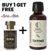 Thyme Essential Oil 10ml for Aromatherapy & Home Fragrance get 1 Free 6 ml Attar – Aqua AQ, Dubai Oud, Aura, White Oud